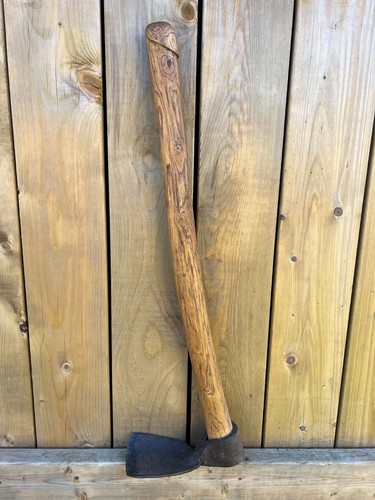 Antique adze long wooden - 28",