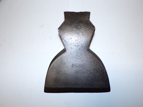 Vintage plumb hewing axe - plumb,