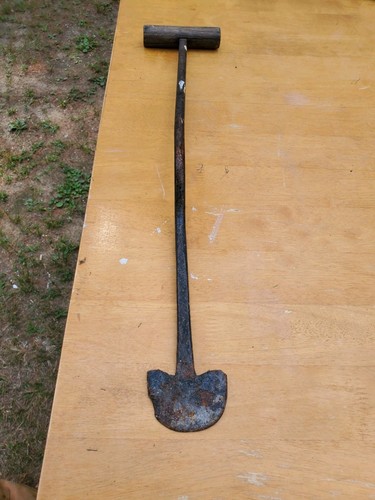 Antique bark spud barkspud log - barkspud,