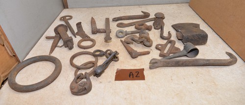 Antique logging camp parts axe