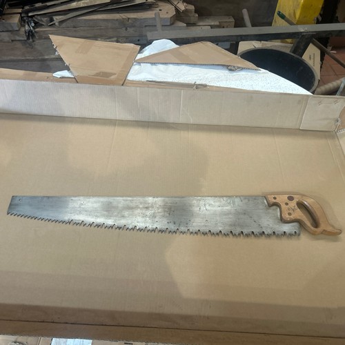 Vintage logging saw 3 ft - logging,
