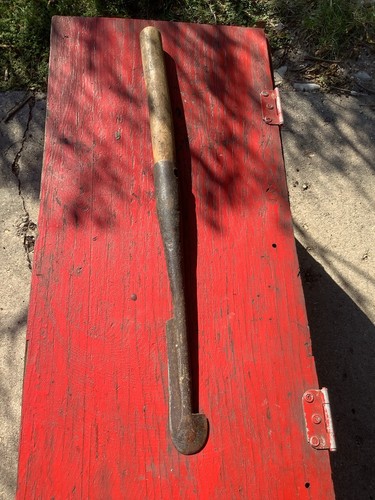 Antique bark spud logging - -,