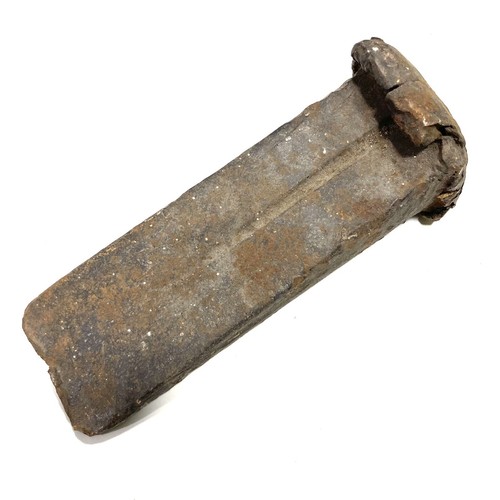Vtg steel wedge splitting barn - steel,